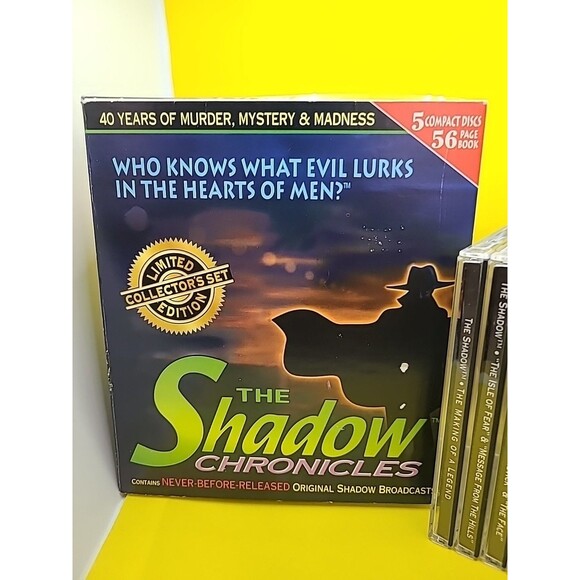 THE SHADOW CHRONICLES LIMITED EDITION COLLECTOR'S SET NEW SEALED 5 CD's + Book - Picture 2 of 10